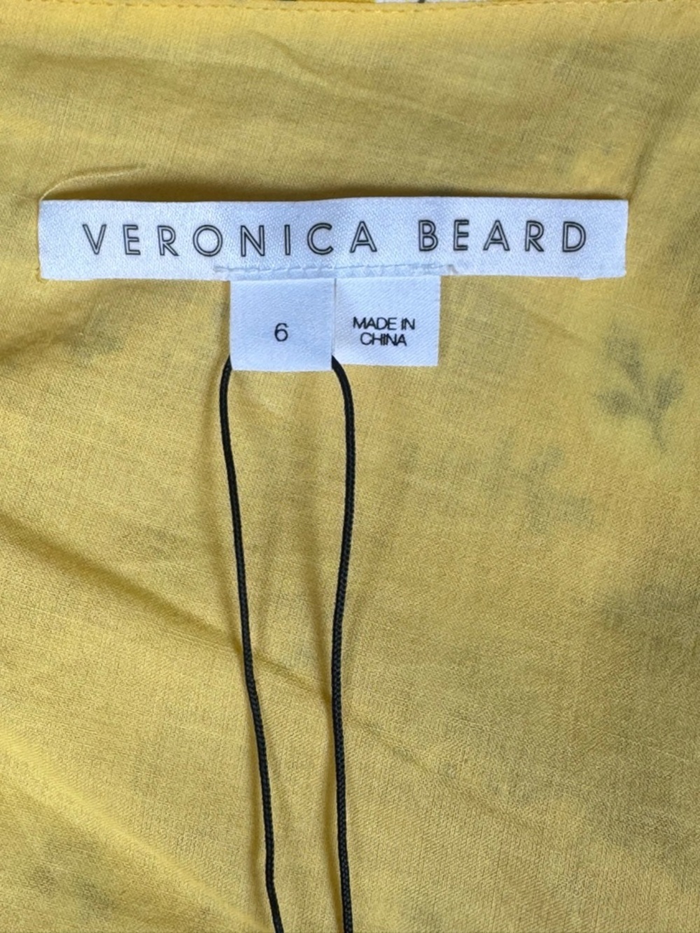 Veronica Beard Virginia One Shoulder Maxi Dress Yellow Sun Multi NWT 6 - Picture 7 of 11